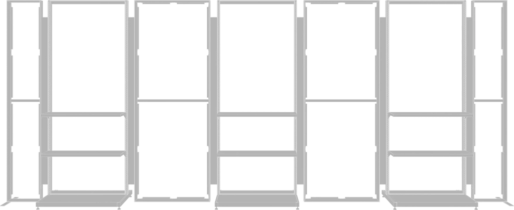 HYBRID PRO 20FT MODULAR BACKWALL KIT 37 Orbus Formulate Fabric Displays