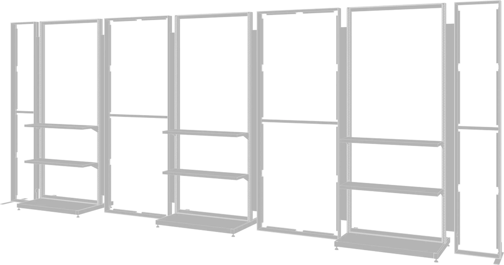 HYBRID PRO 20FT MODULAR BACKWALL KIT 37 Orbus Formulate Fabric Displays